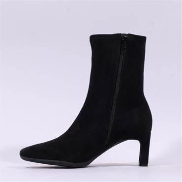 Wonders Vita High Heel Stretch Boot - Black Stretch